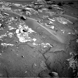 Nasa's Mars rover Curiosity acquired this image using its Right Navigation Camera on Sol 3564, at drive 3000, site number 96
