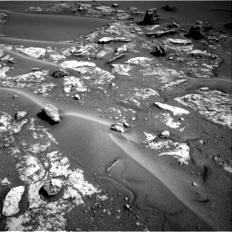 Nasa's Mars rover Curiosity acquired this image using its Right Navigation Camera on Sol 3564, at drive 3012, site number 96