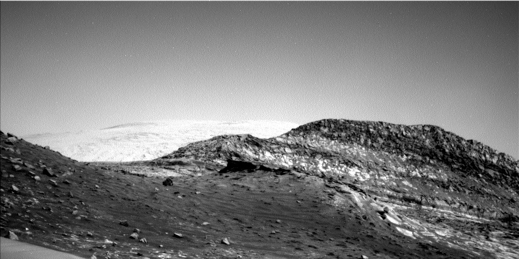 Nasa's Mars rover Curiosity acquired this image using its Left Navigation Camera on Sol 3565, at drive 3150, site number 96