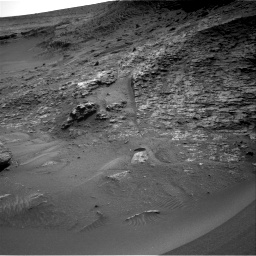 Nasa's Mars rover Curiosity acquired this image using its Right Navigation Camera on Sol 3565, at drive 3132, site number 96