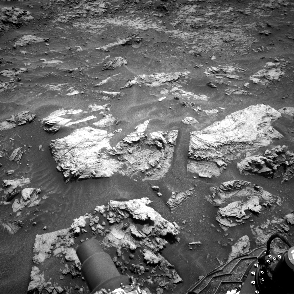 Nasa's Mars rover Curiosity acquired this image using its Left Navigation Camera on Sol 3570, at drive 256, site number 97
