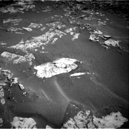 Nasa's Mars rover Curiosity acquired this image using its Right Navigation Camera on Sol 3570, at drive 108, site number 97