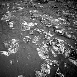 Nasa's Mars rover Curiosity acquired this image using its Right Navigation Camera on Sol 3570, at drive 156, site number 97