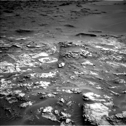 Nasa's Mars rover Curiosity acquired this image using its Left Navigation Camera on Sol 3571, at drive 256, site number 97