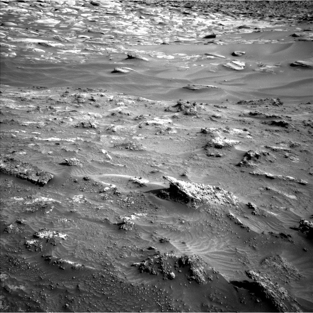 Nasa's Mars rover Curiosity acquired this image using its Left Navigation Camera on Sol 3571, at drive 434, site number 97
