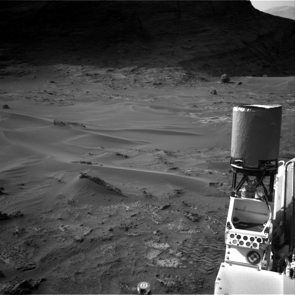 Nasa's Mars rover Curiosity acquired this image using its Right Navigation Camera on Sol 3571, at drive 434, site number 97