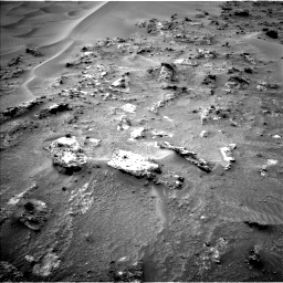 Nasa's Mars rover Curiosity acquired this image using its Left Navigation Camera on Sol 3572, at drive 500, site number 97