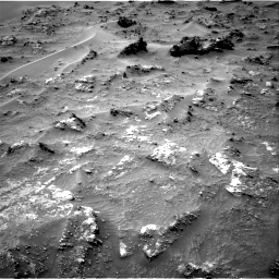 Nasa's Mars rover Curiosity acquired this image using its Right Navigation Camera on Sol 3572, at drive 446, site number 97