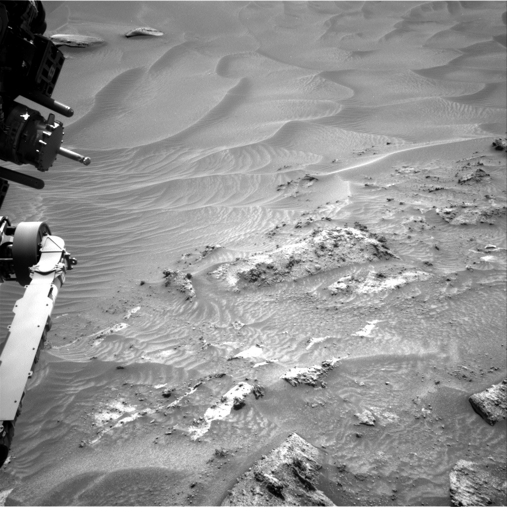 Nasa's Mars rover Curiosity acquired this image using its Right Navigation Camera on Sol 3573, at drive 546, site number 97