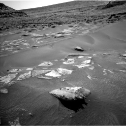 Nasa's Mars rover Curiosity acquired this image using its Left Navigation Camera on Sol 3574, at drive 678, site number 97