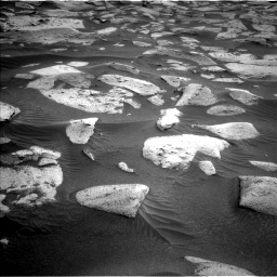 Nasa's Mars rover Curiosity acquired this image using its Left Navigation Camera on Sol 3574, at drive 792, site number 97
