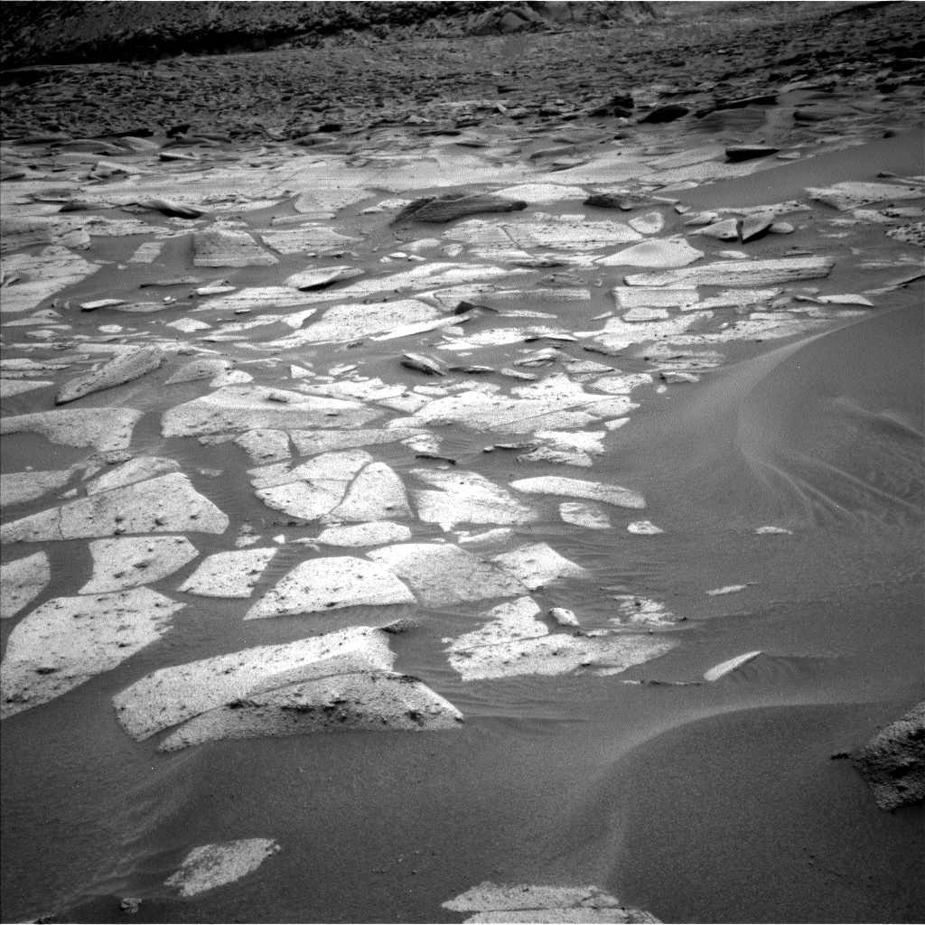 Nasa's Mars rover Curiosity acquired this image using its Left Navigation Camera on Sol 3574, at drive 864, site number 97