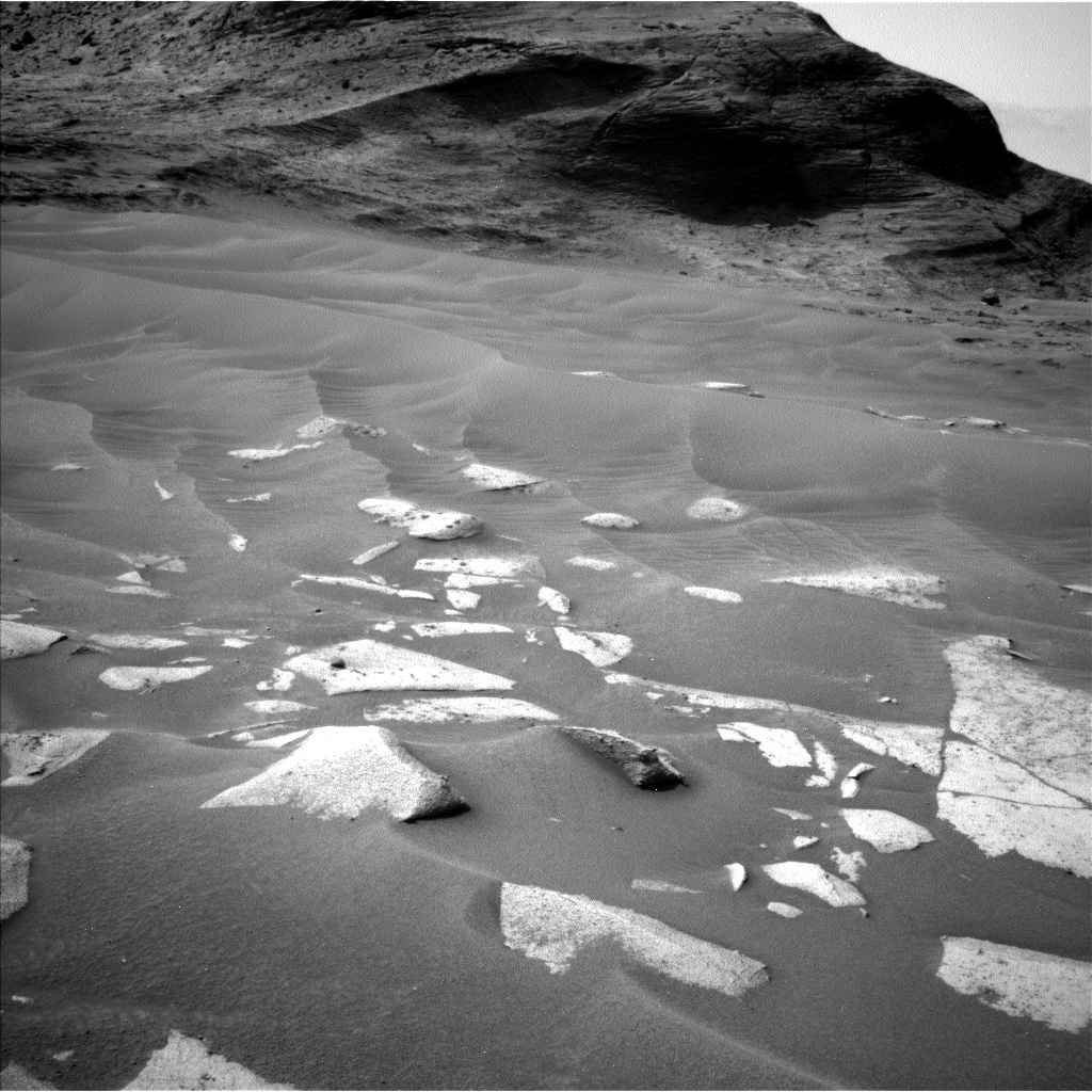 Nasa's Mars rover Curiosity acquired this image using its Left Navigation Camera on Sol 3574, at drive 864, site number 97