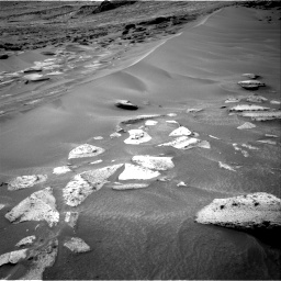 Nasa's Mars rover Curiosity acquired this image using its Right Navigation Camera on Sol 3574, at drive 696, site number 97