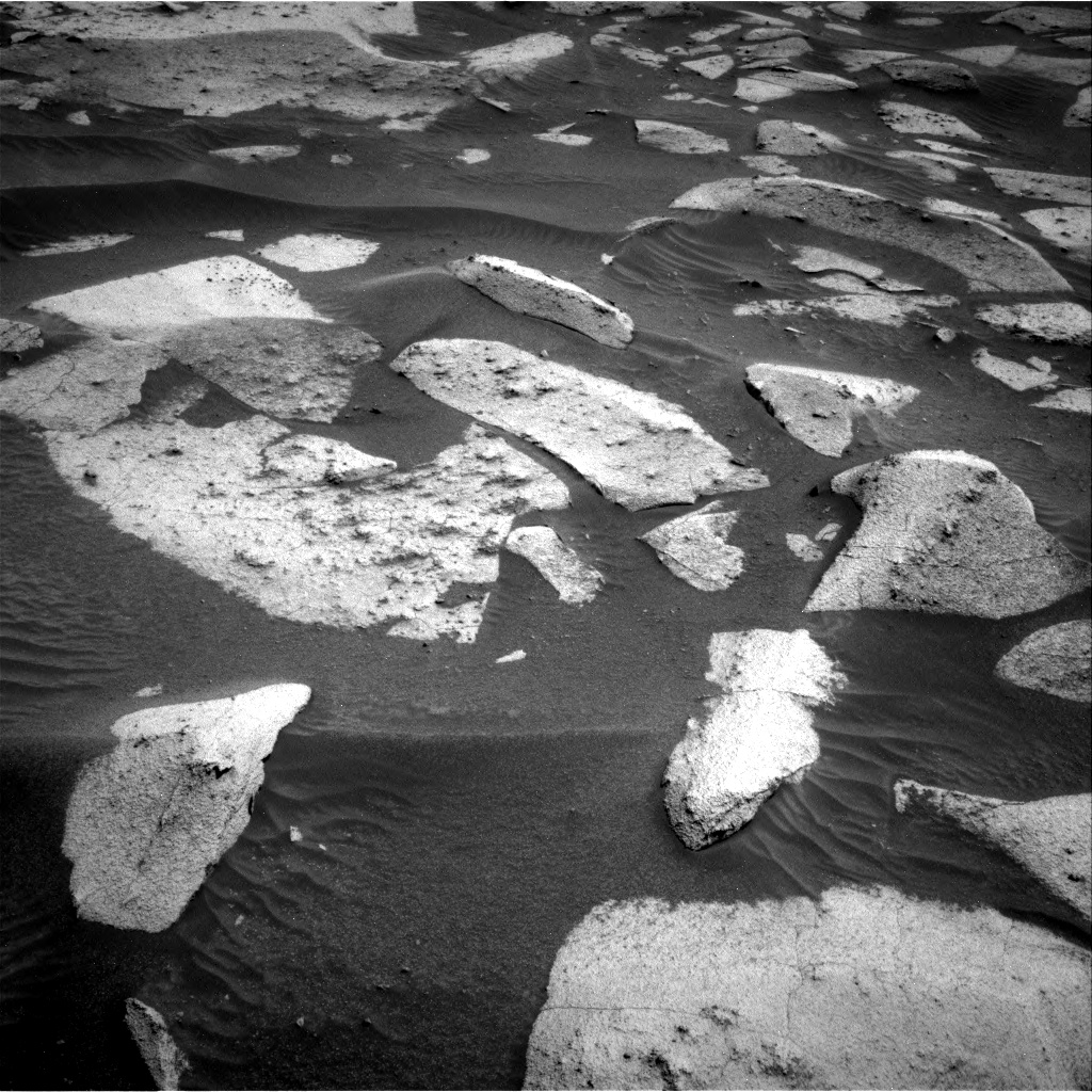 Nasa's Mars rover Curiosity acquired this image using its Right Navigation Camera on Sol 3574, at drive 810, site number 97