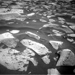 Nasa's Mars rover Curiosity acquired this image using its Right Navigation Camera on Sol 3574, at drive 816, site number 97