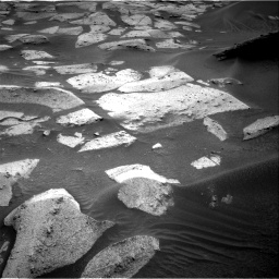 Nasa's Mars rover Curiosity acquired this image using its Right Navigation Camera on Sol 3574, at drive 840, site number 97