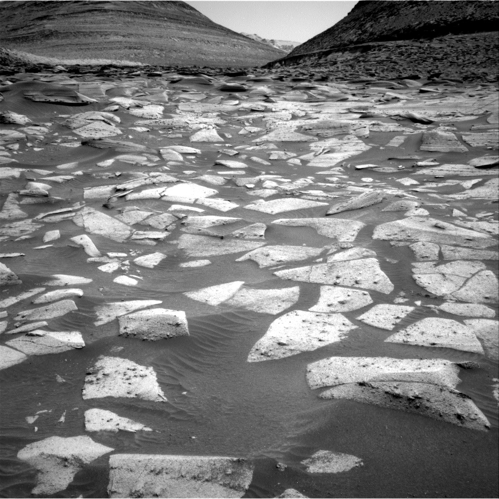 Nasa's Mars rover Curiosity acquired this image using its Right Navigation Camera on Sol 3574, at drive 864, site number 97