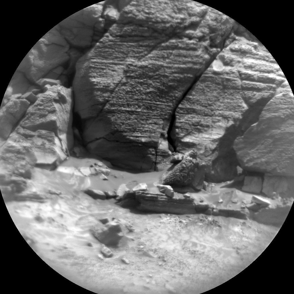 Nasa's Mars rover Curiosity acquired this image using its Chemistry & Camera (ChemCam) on Sol 3574, at drive 546, site number 97