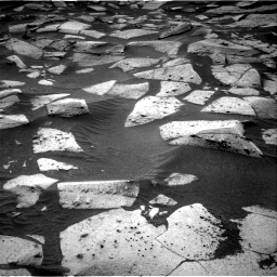 Nasa's Mars rover Curiosity acquired this image using its Right Navigation Camera on Sol 3576, at drive 876, site number 97