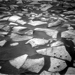 Nasa's Mars rover Curiosity acquired this image using its Right Navigation Camera on Sol 3576, at drive 894, site number 97