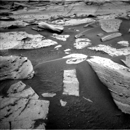 Nasa's Mars rover Curiosity acquired this image using its Left Navigation Camera on Sol 3579, at drive 972, site number 97