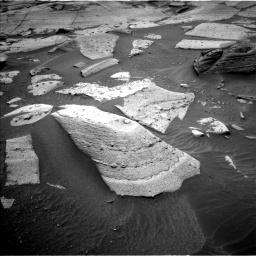 Nasa's Mars rover Curiosity acquired this image using its Left Navigation Camera on Sol 3579, at drive 978, site number 97