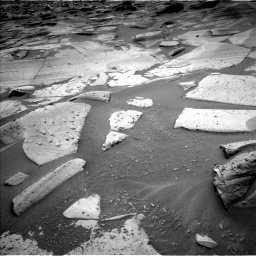 Nasa's Mars rover Curiosity acquired this image using its Left Navigation Camera on Sol 3579, at drive 996, site number 97