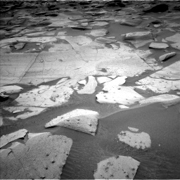Nasa's Mars rover Curiosity acquired this image using its Left Navigation Camera on Sol 3579, at drive 1014, site number 97