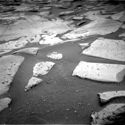 Nasa's Mars rover Curiosity acquired this image using its Right Navigation Camera on Sol 3579, at drive 1002, site number 97