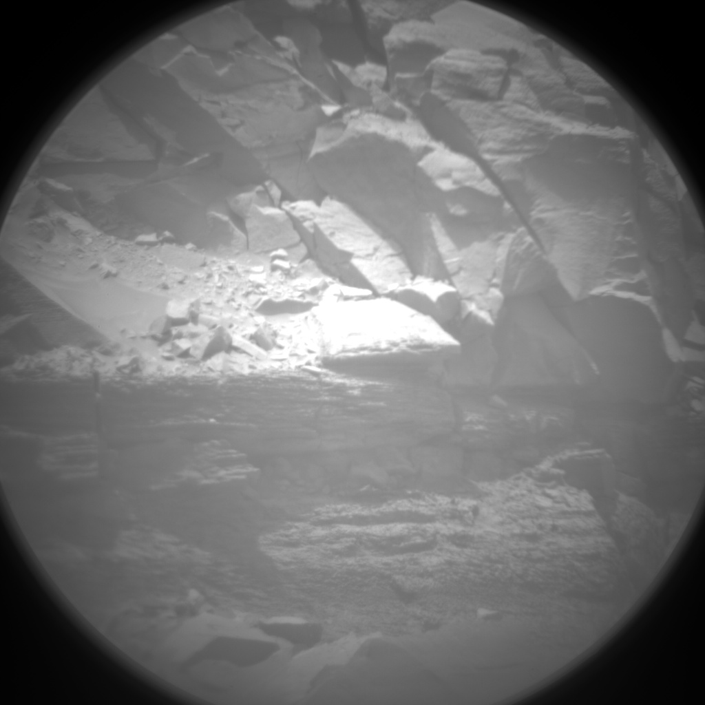 Nasa's Mars rover Curiosity acquired this image using its Chemistry & Camera (ChemCam) on Sol 3580, at drive 1020, site number 97
