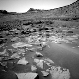 Nasa's Mars rover Curiosity acquired this image using its Left Navigation Camera on Sol 3580, at drive 1098, site number 97