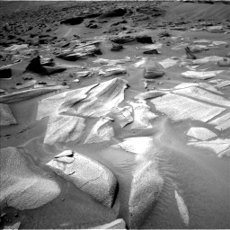 Nasa's Mars rover Curiosity acquired this image using its Left Navigation Camera on Sol 3580, at drive 1134, site number 97