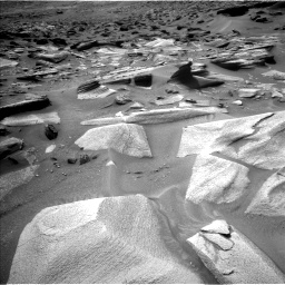 Nasa's Mars rover Curiosity acquired this image using its Left Navigation Camera on Sol 3580, at drive 1146, site number 97