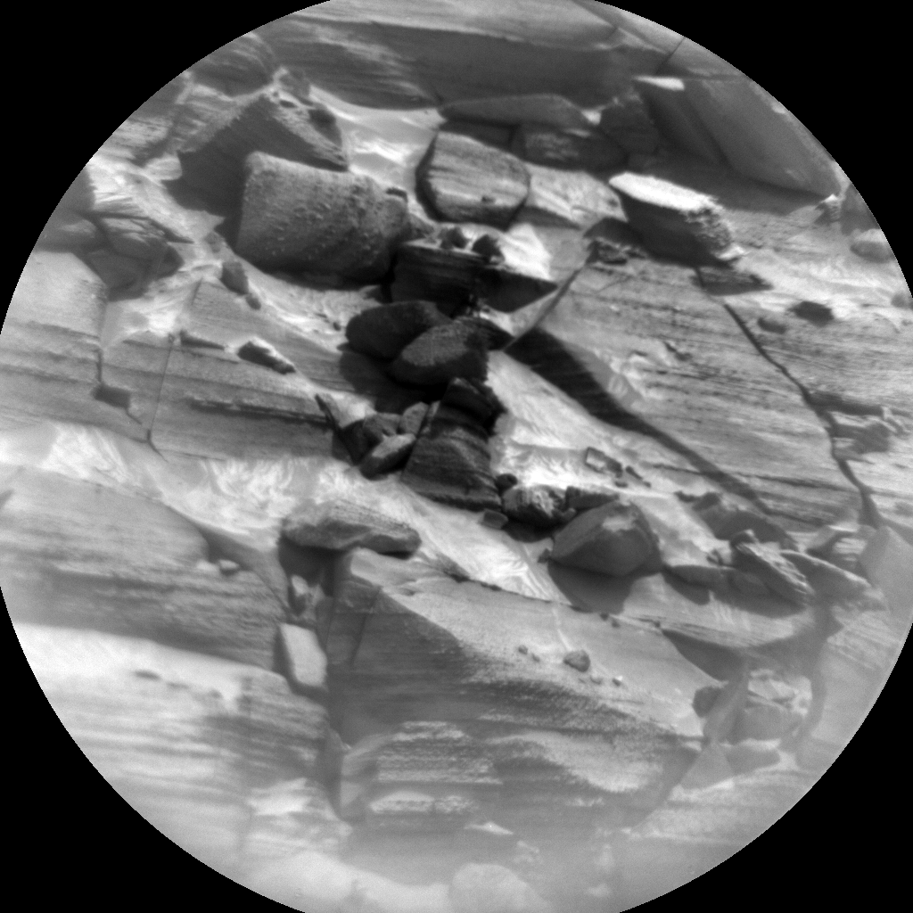 Nasa's Mars rover Curiosity acquired this image using its Chemistry & Camera (ChemCam) on Sol 3583, at drive 1170, site number 97