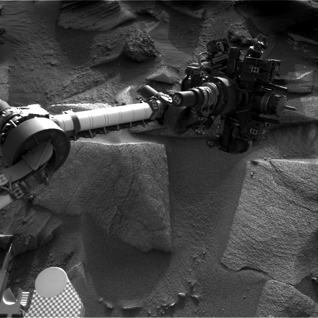 Nasa's Mars rover Curiosity acquired this image using its Right Navigation Camera on Sol 3586, at drive 1170, site number 97