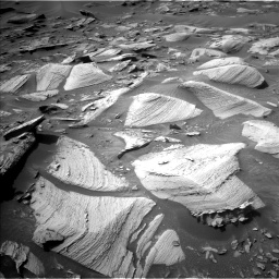 Nasa's Mars rover Curiosity acquired this image using its Left Navigation Camera on Sol 3594, at drive 1272, site number 97