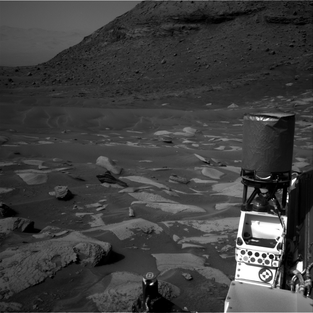 Nasa's Mars rover Curiosity acquired this image using its Right Navigation Camera on Sol 3594, at drive 1284, site number 97