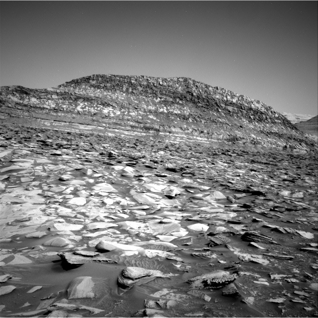 Nasa's Mars rover Curiosity acquired this image using its Right Navigation Camera on Sol 3594, at drive 1284, site number 97