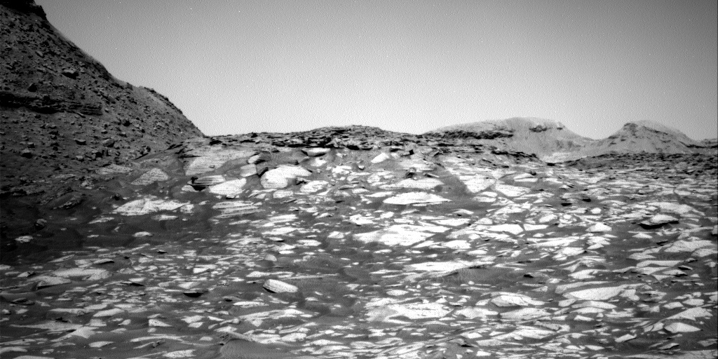 Nasa's Mars rover Curiosity acquired this image using its Right Navigation Camera on Sol 3596, at drive 1284, site number 97