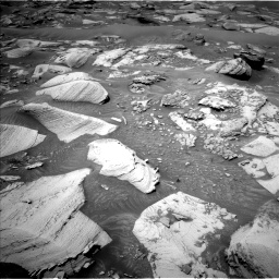 Nasa's Mars rover Curiosity acquired this image using its Left Navigation Camera on Sol 3597, at drive 1296, site number 97