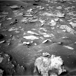 Nasa's Mars rover Curiosity acquired this image using its Left Navigation Camera on Sol 3597, at drive 1416, site number 97