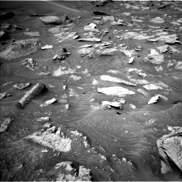 Nasa's Mars rover Curiosity acquired this image using its Left Navigation Camera on Sol 3597, at drive 1422, site number 97