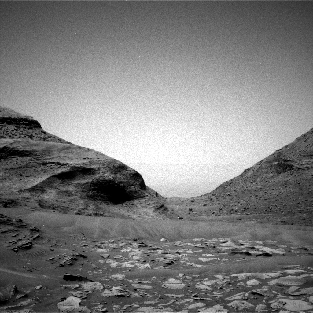 Nasa's Mars rover Curiosity acquired this image using its Left Navigation Camera on Sol 3597, at drive 1434, site number 97