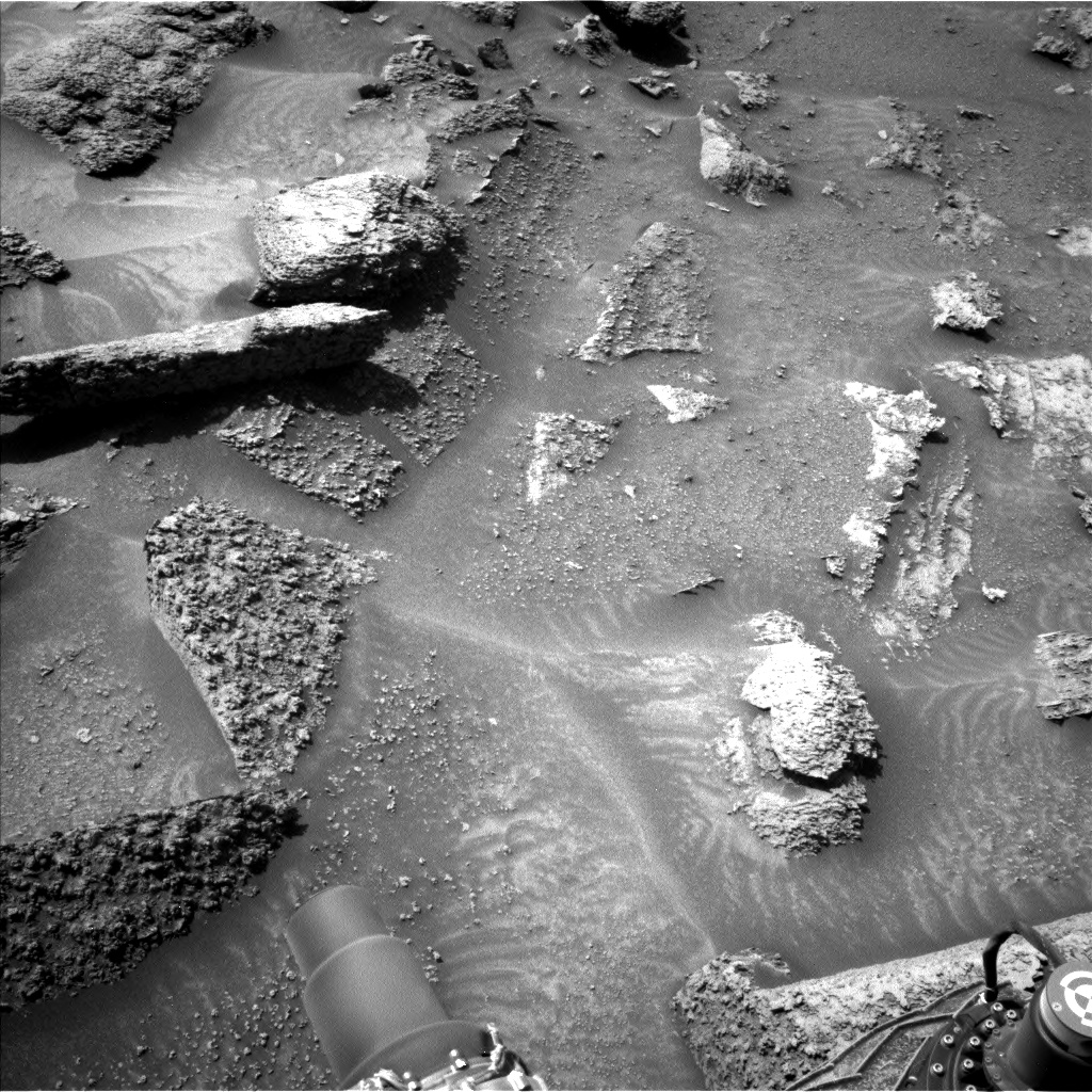 Nasa's Mars rover Curiosity acquired this image using its Left Navigation Camera on Sol 3597, at drive 1434, site number 97