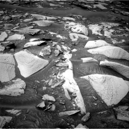 Nasa's Mars rover Curiosity acquired this image using its Right Navigation Camera on Sol 3597, at drive 1332, site number 97