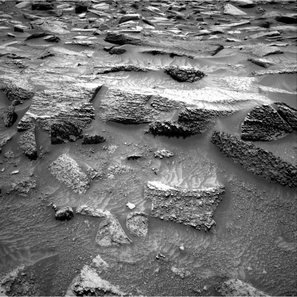 Nasa's Mars rover Curiosity acquired this image using its Right Navigation Camera on Sol 3597, at drive 1422, site number 97