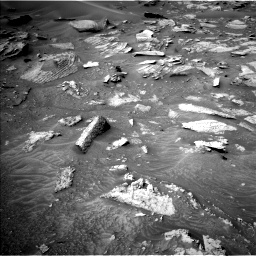 Nasa's Mars rover Curiosity acquired this image using its Left Navigation Camera on Sol 3601, at drive 1440, site number 97