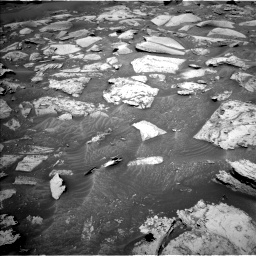 Nasa's Mars rover Curiosity acquired this image using its Left Navigation Camera on Sol 3601, at drive 1464, site number 97