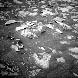 Nasa's Mars rover Curiosity acquired this image using its Left Navigation Camera on Sol 3601, at drive 1488, site number 97